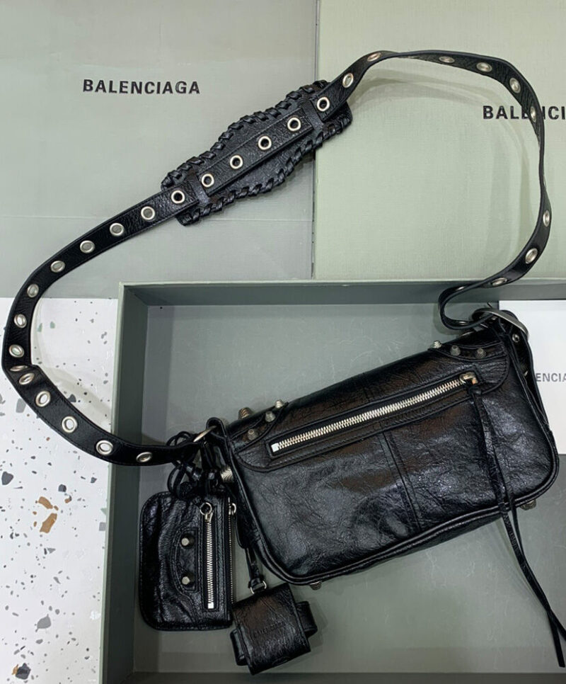 Balenciaga Le Cagole XS Flap Bag Black